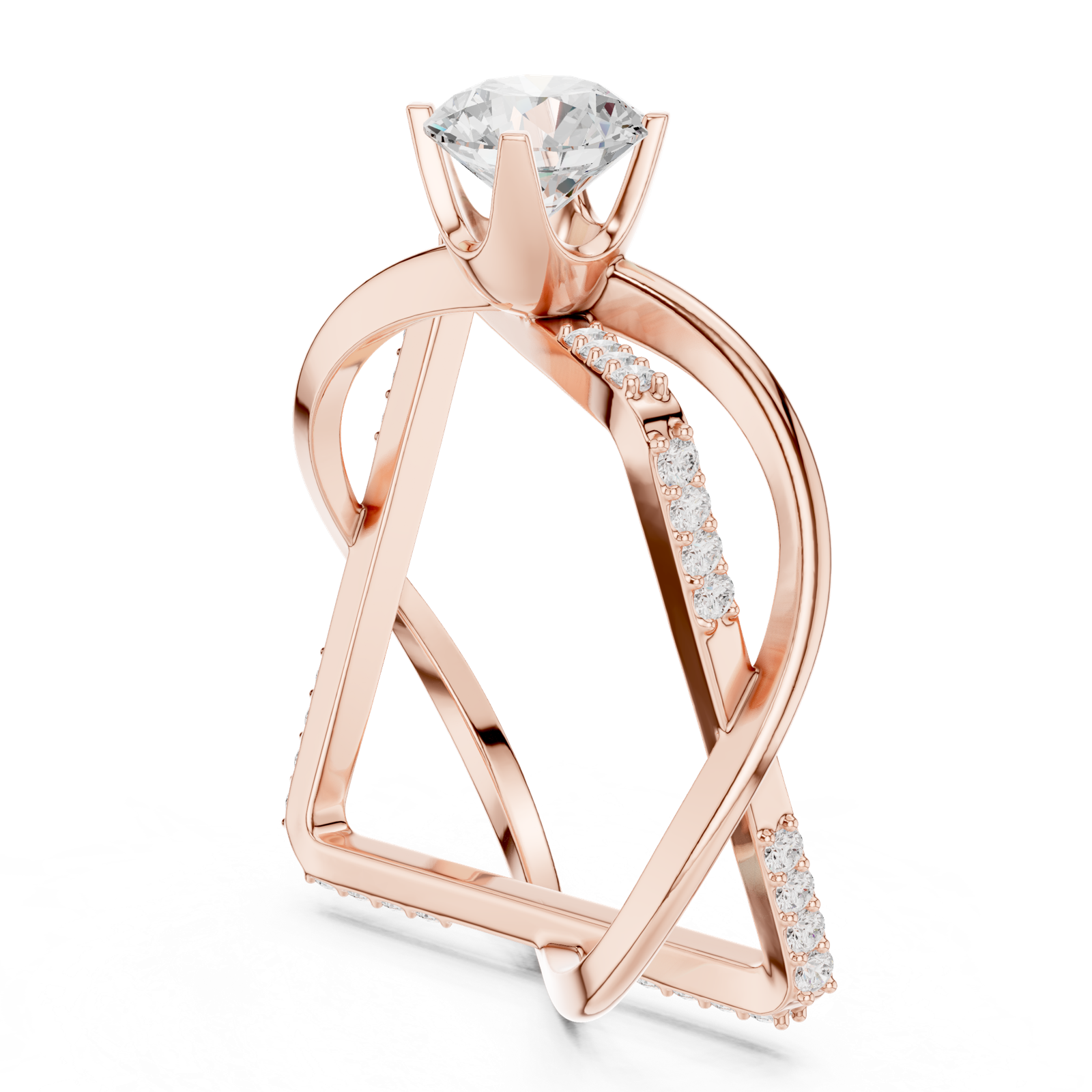 Gold Ring SBWR(50), Rose Gold