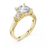 Gold Ring DDLR-1045, Yellow Gold, view 2