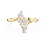 Gold Ring DDLR-742, Yellow Gold, view 4