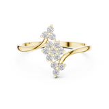 Gold Ring DDLR-742, Yellow Gold, view 4