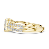 Gold Ring DDLR-712, Yellow Gold, view 3