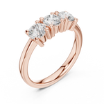 Gold Ring DDLR-610, Rose Gold, view 2