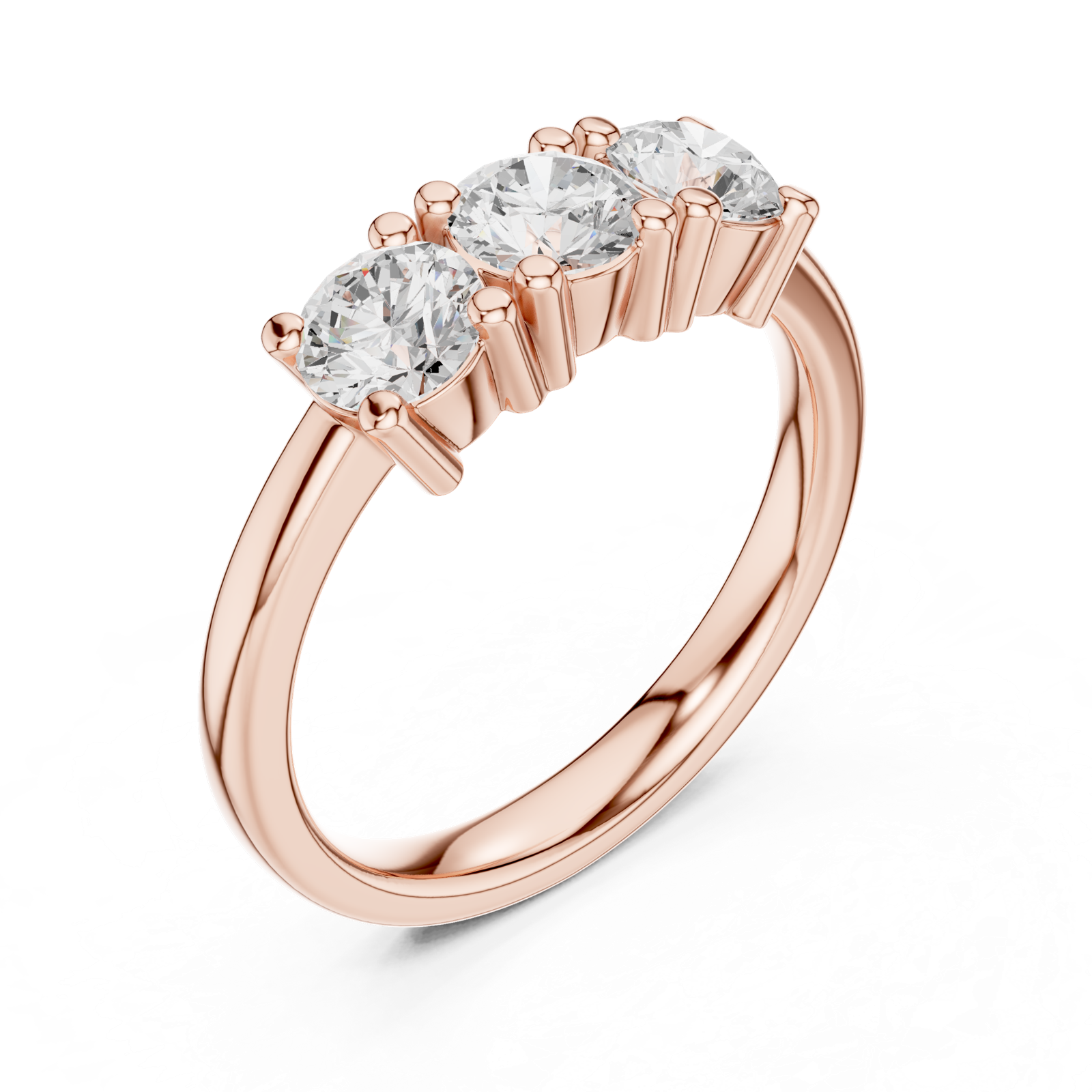 Gold Ring DDLR-610, Rose Gold, view 2