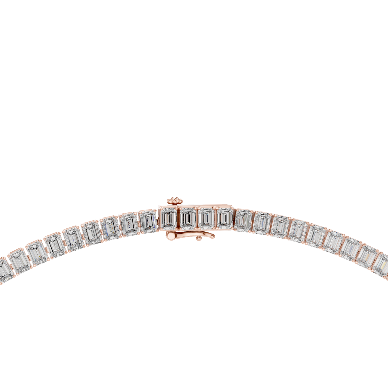 Gold Necklace GNK-0051, Rose Gold, view 4