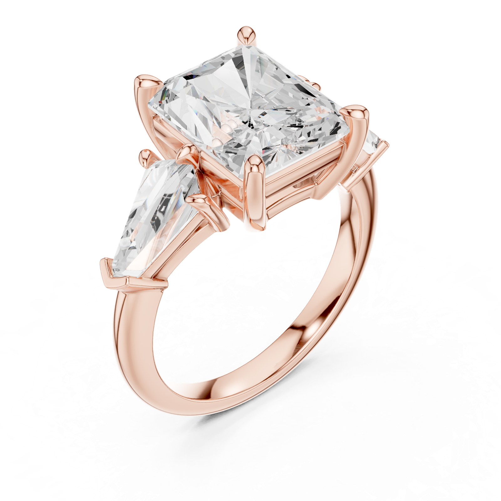 Gold Ring DDLR-1049, Rose Gold, view 2