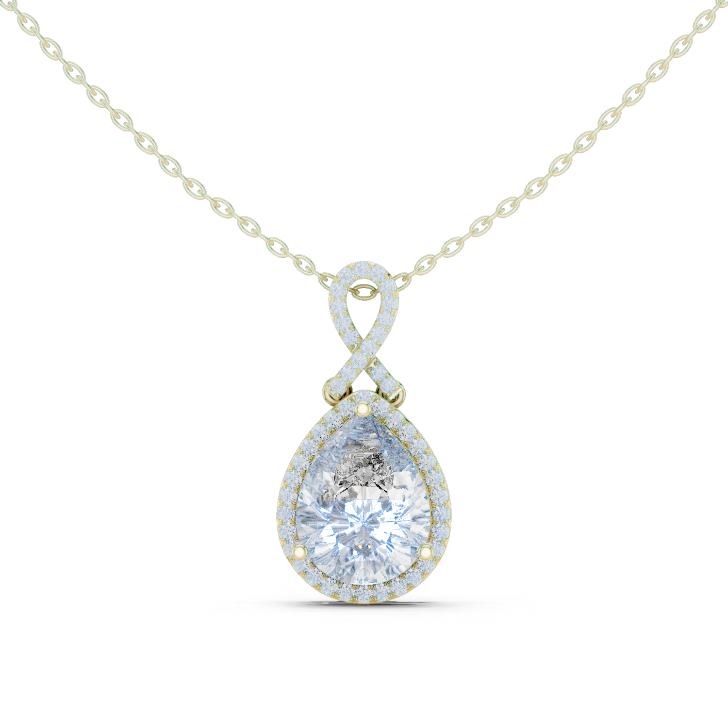 Gold Pendant GPD-0014, Yellow Gold