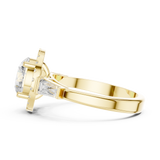 Gold Ring DDLR-342, Yellow Gold, view 3