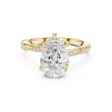 Gold Ring DDLR-966, Yellow Gold, view 4