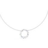 Gold Pendant GNK-0011, White Gold, view 4