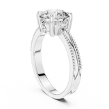 Gold Ring LR-0024, White Gold, view 1