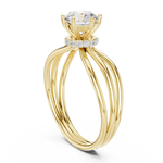 Gold Ring DDLR-771, Yellow Gold, view 1