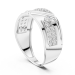 Gold Ring LR-01 (50), White Gold