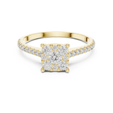 Gold Ring DDLR-004, Yellow Gold, view 4