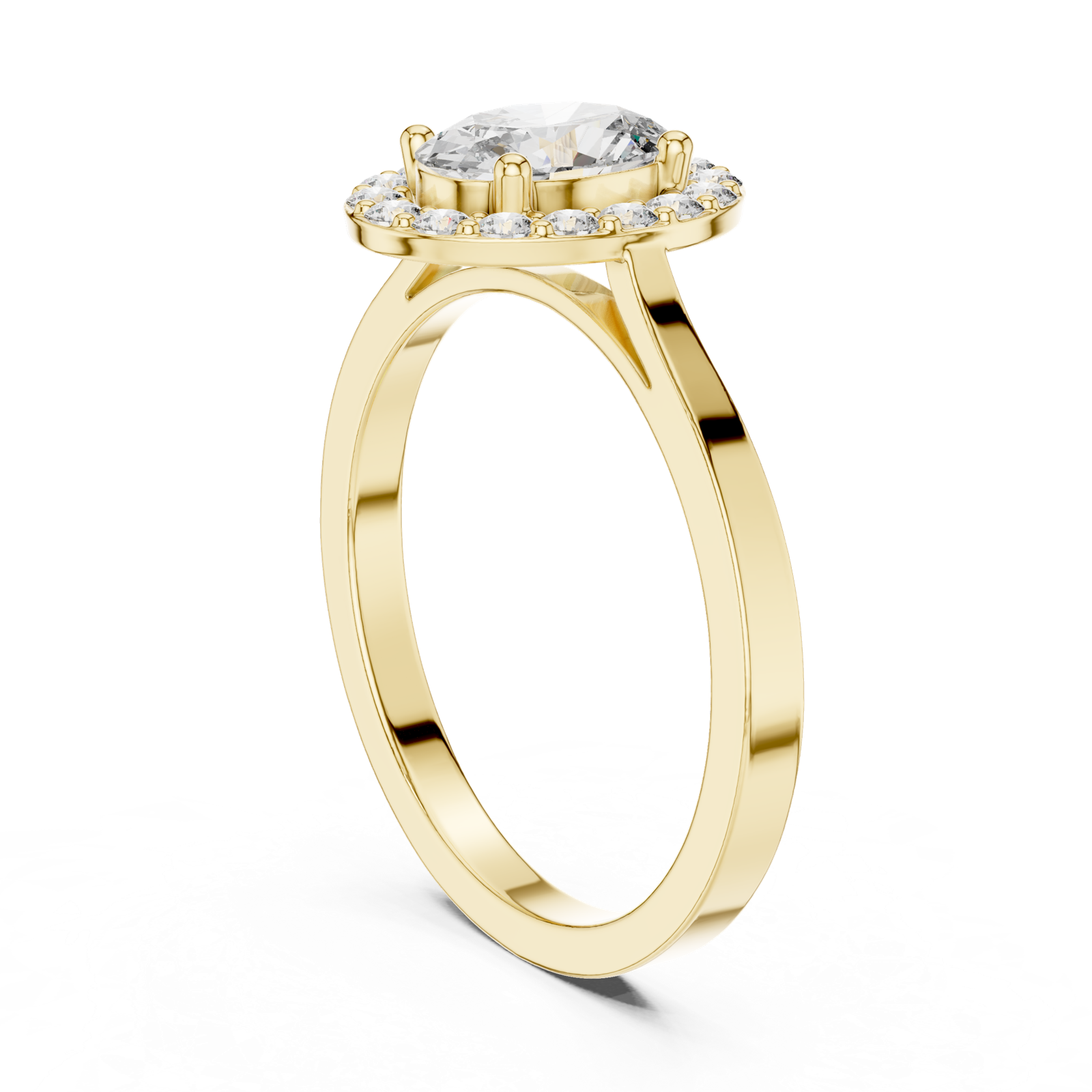 Gold Ring ALR-115, Yellow Gold