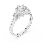 Gold Ring DDLR-920, White Gold, view 2