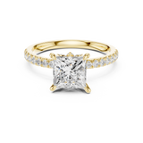 Gold Ring DDLR-1014, Yellow Gold, view 4