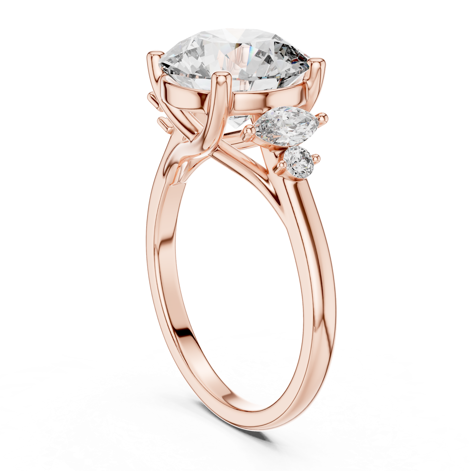 Gold Ring DDLR-073, Rose Gold