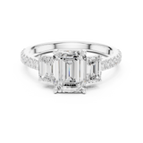 Gold Ring DDLR-790, White Gold, view 4