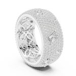 Gold Ring DDLR-304, White Gold, view 1
