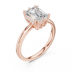 Gold Ring DDLR-925, Rose Gold, view 2
