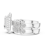 Gold Ring DDLR-292, White Gold, view 3