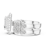 Gold Ring DDLR-292, White Gold, view 3