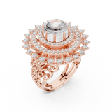 Gold Ring DDLR-749, Rose Gold, view 2