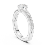 Gold Ring LR-0330, White Gold
