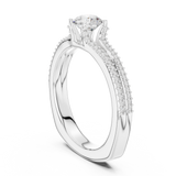 Gold Ring LR-0330, White Gold