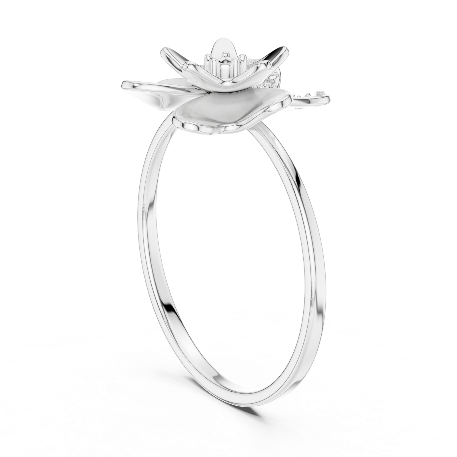Gold Ring 1 (118), White Gold, view 1
