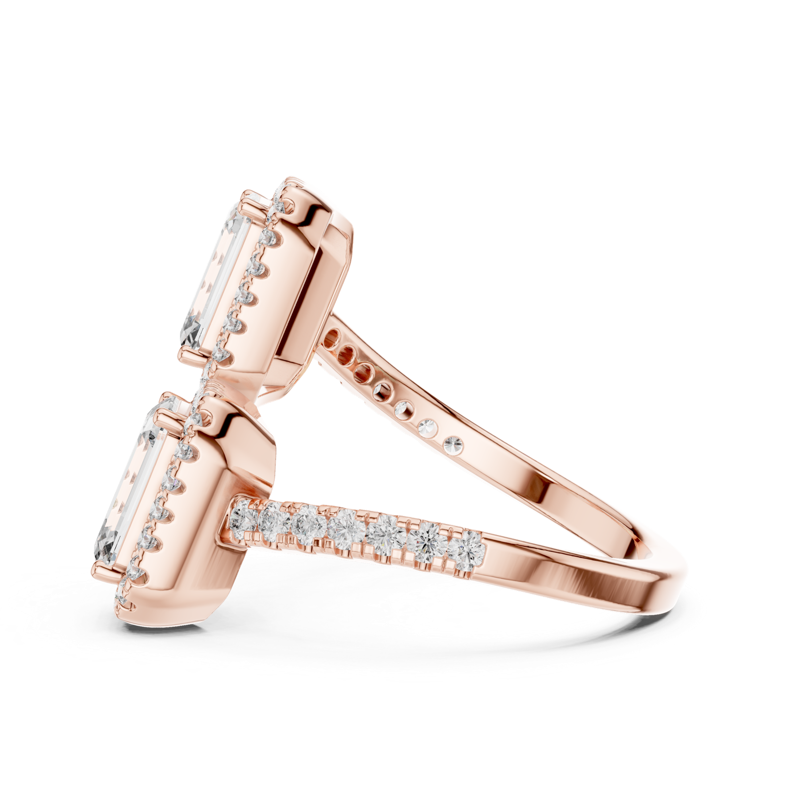 Gold Pendant 9-10008L_15, Rose Gold, view 3