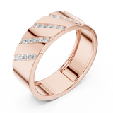 Gold Ring SBMR(35), Rose Gold, view 2