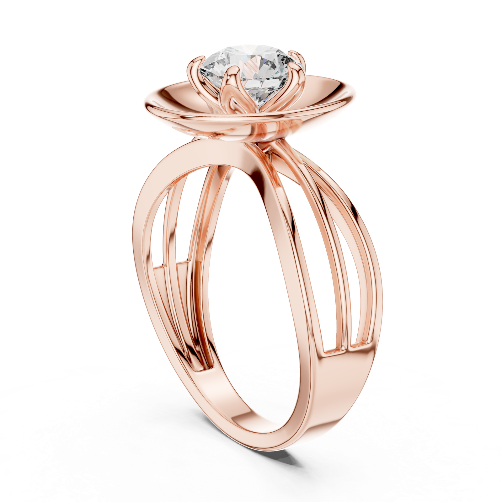 Gold Ring LR-0096, Rose Gold
