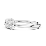 Gold Ring DDLR-580, White Gold, view 3