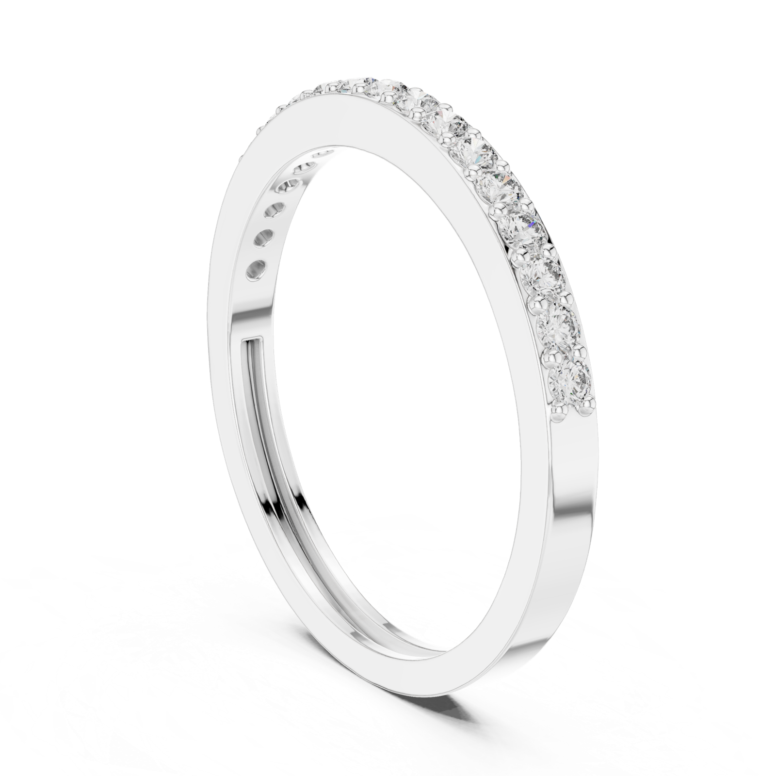 Gold Ring ALR-72, White Gold