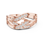 Gold Ring SBWR(49), Rose Gold, view 4