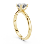 Gold Jewelry L36-6, Cushion center stone, Yellow Gold, view 1