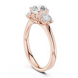 Gold Ring DDLR-638, Rose Gold, view 1