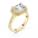 Gold Ring DDLR-332, Yellow Gold, view 2
