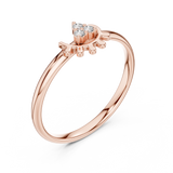 Gold Ring Ledis Ring, Rose Gold, view 2