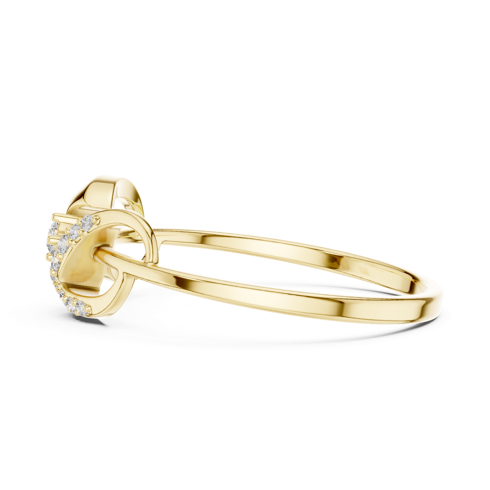 Gold Ring 1 (144), Yellow Gold, view 3