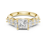 Gold Ring DDLR-703, Yellow Gold, view 4