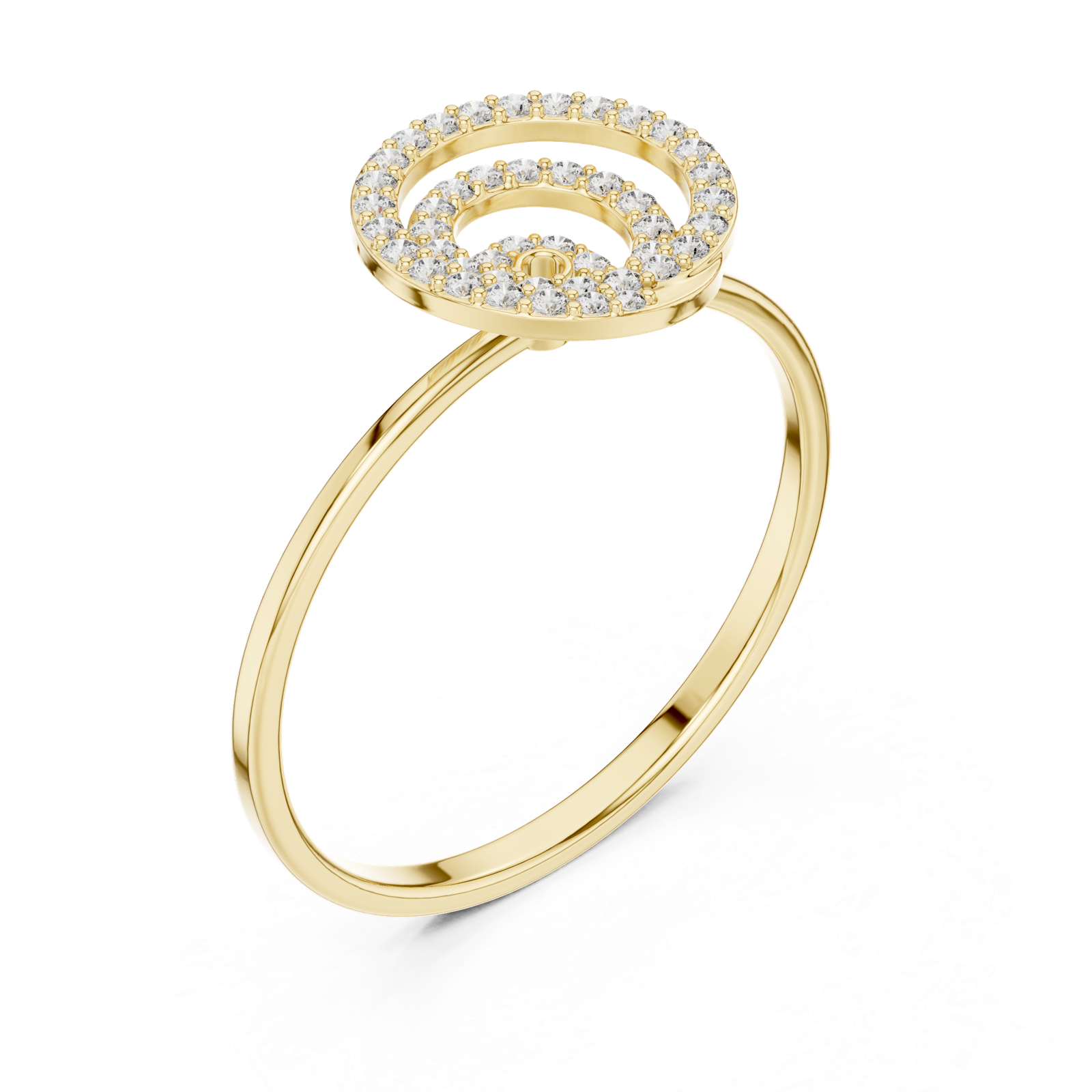 Gold Ring 1 (256), Yellow Gold, view 2