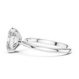 Gold Ring DDLR-071, White Gold, view 3