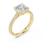 Gold Ring DDLR-730, Yellow Gold, view 2
