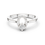Gold Ring DDLR-840, White Gold