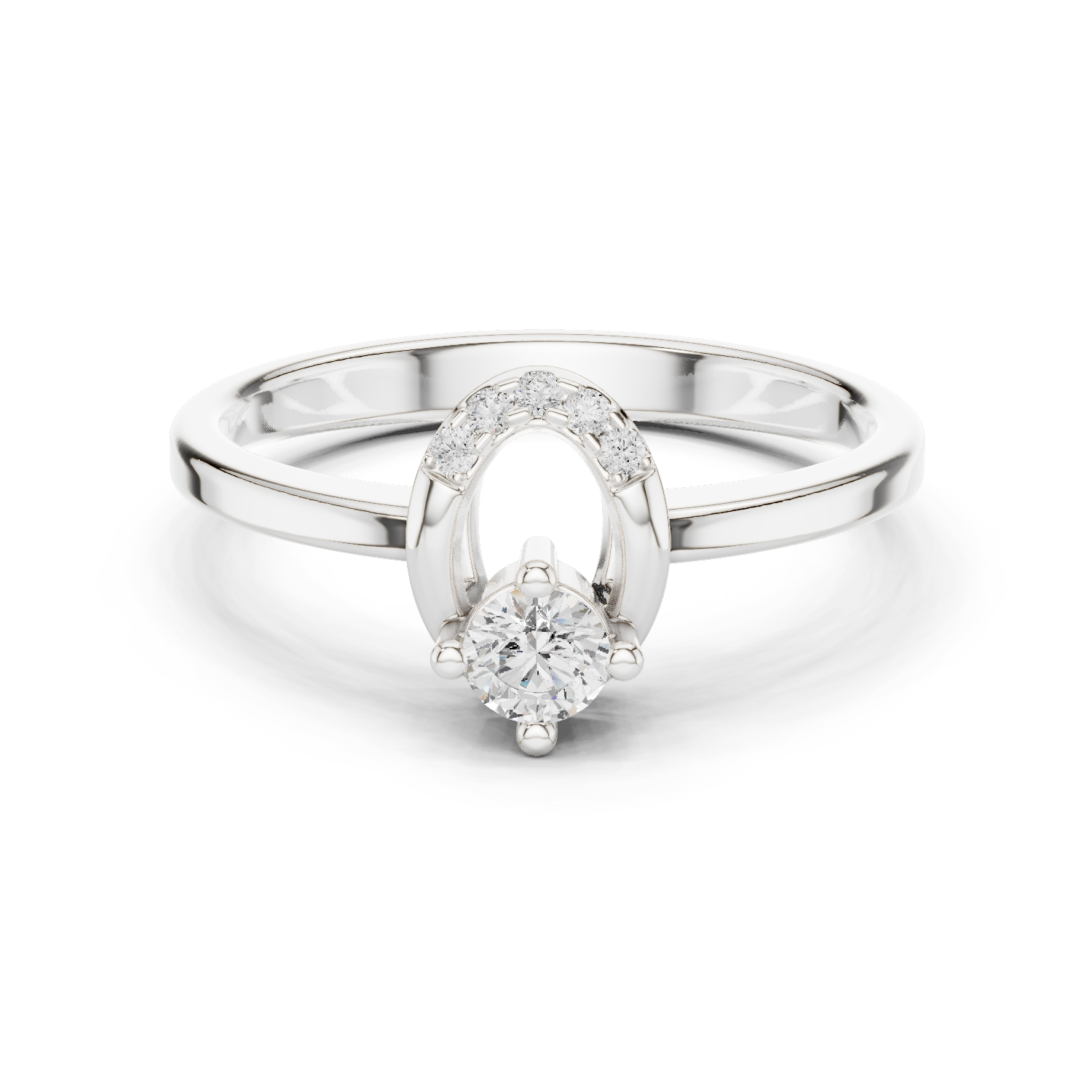 Gold Ring DDLR-840, White Gold