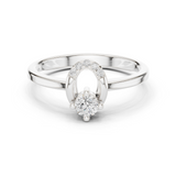 Gold Ring DDLR-840, White Gold