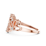 Gold Ring 12-10070@L, Rose Gold, view 3