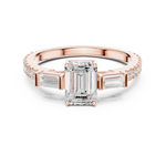 Gold Ring DDLR-1088, Rose Gold, view 4